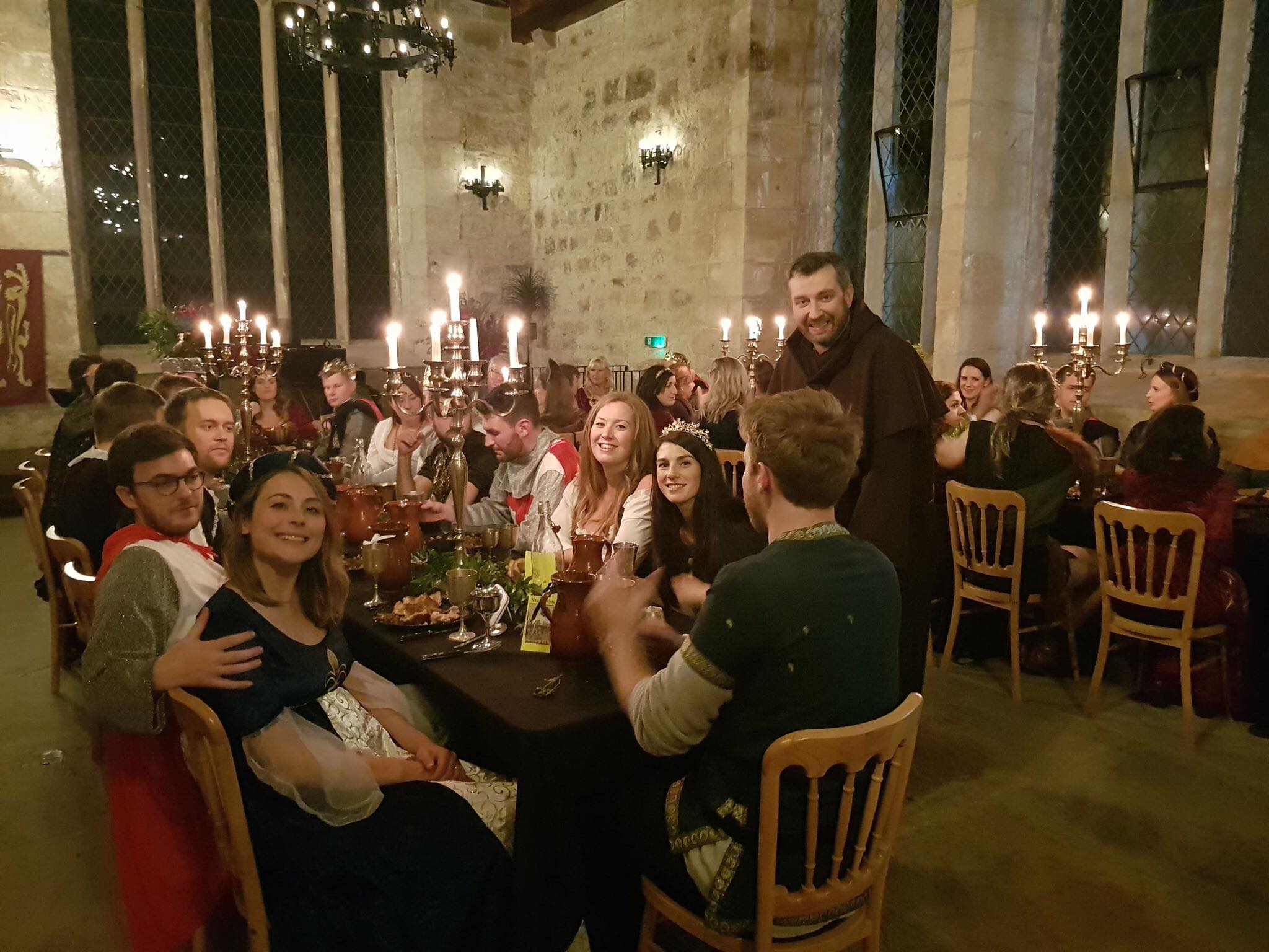 A medieval banquet in the Chapel